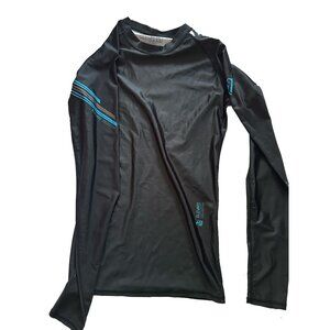 War Tribe Elevate Collection Black & Blue Rash Guard